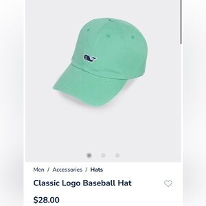 Class Teal Vineyard Vines Baseball Cap